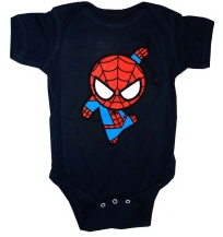 Spider-Man Webcrawler Comics Baby Creeper Snapsuit – GeekBabyClothes.