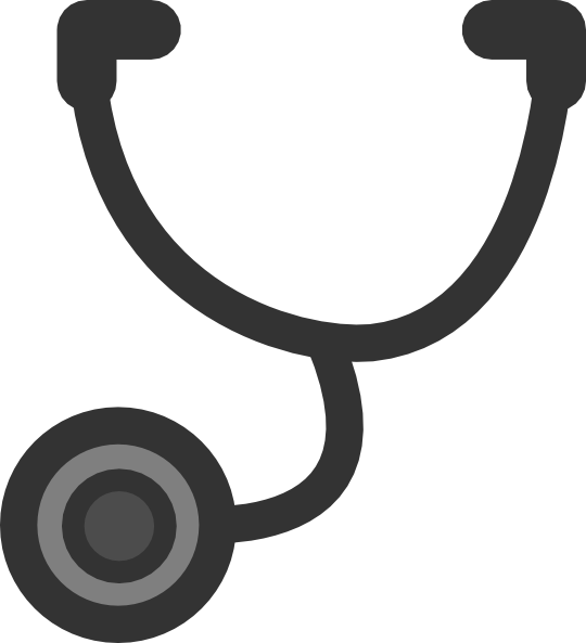 Stethoscope 4 Clip Art - vector clip art online ...