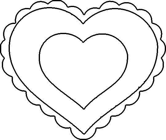 valentine's day clip art to color - photo #43