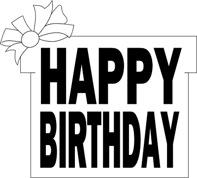 Free Stock Photos | Illustration Of A Birthday Present With Text ...