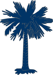 357 views South Carolina Flag Palmetto With No Moon Clip Art ...