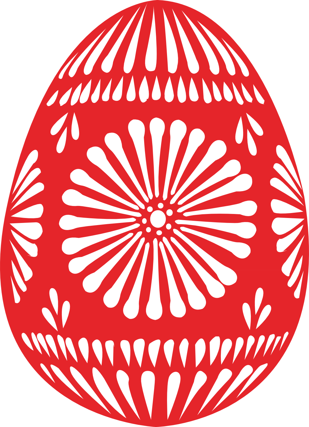 Clip Art: flowers easter egg single Easter ...