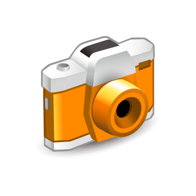 camera_19, orange, camera, photography, photo, icon, 256x256 ...