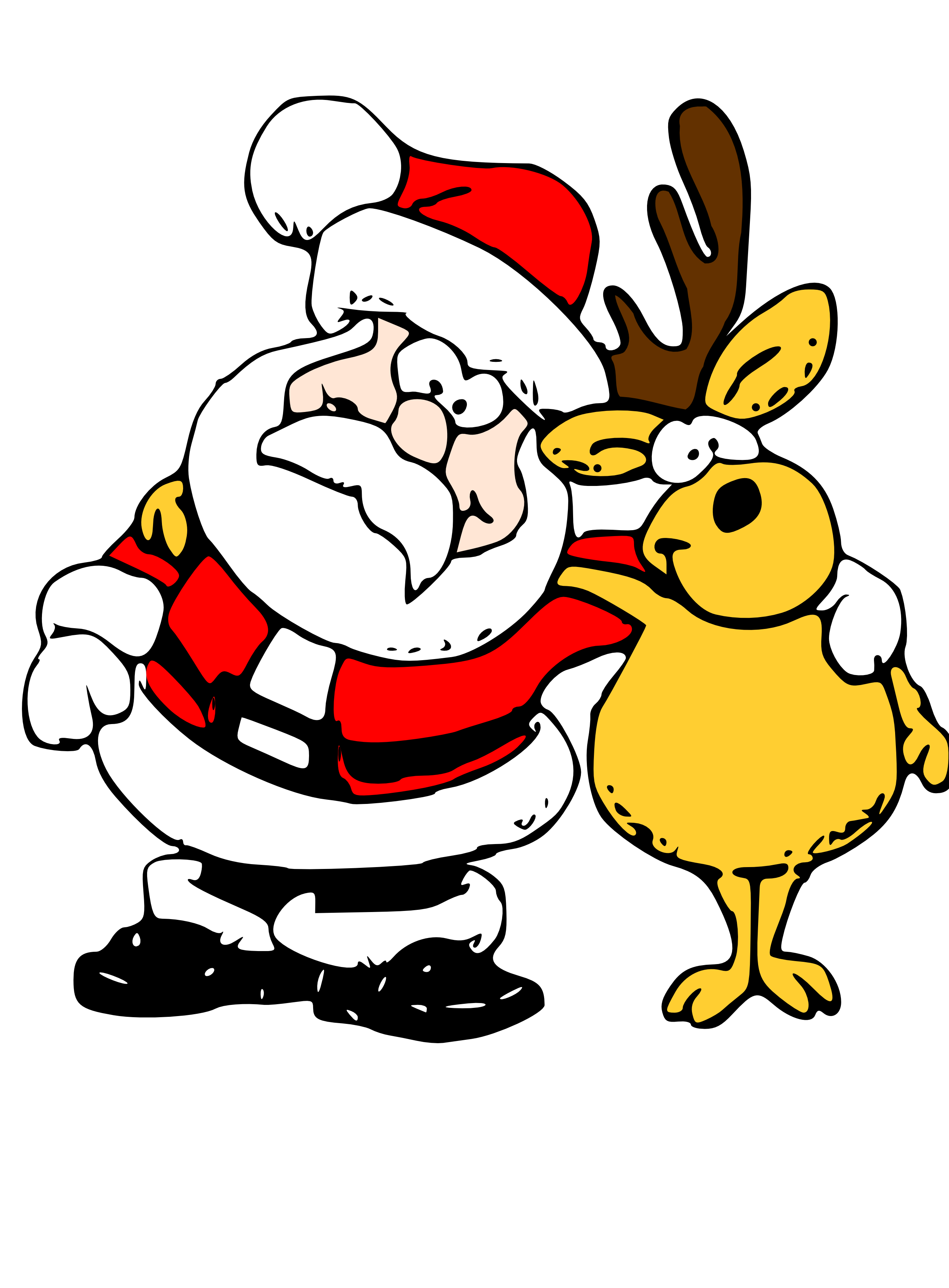 xmas clipart santa - photo #6