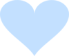 Light Blue Heart clip art - vector clip art online, royalty free ...
