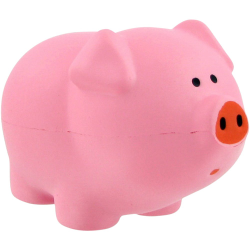 Pink Pig Stress Toy | Imprinted Stress Balls | 1.08 Ea.
