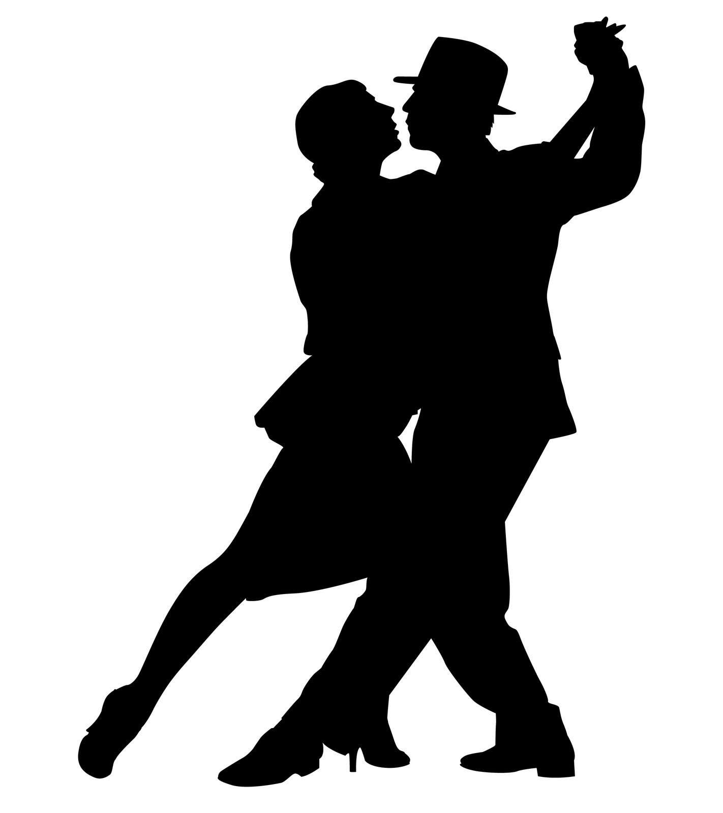 ballroom dance clipart silhouettes - photo #4