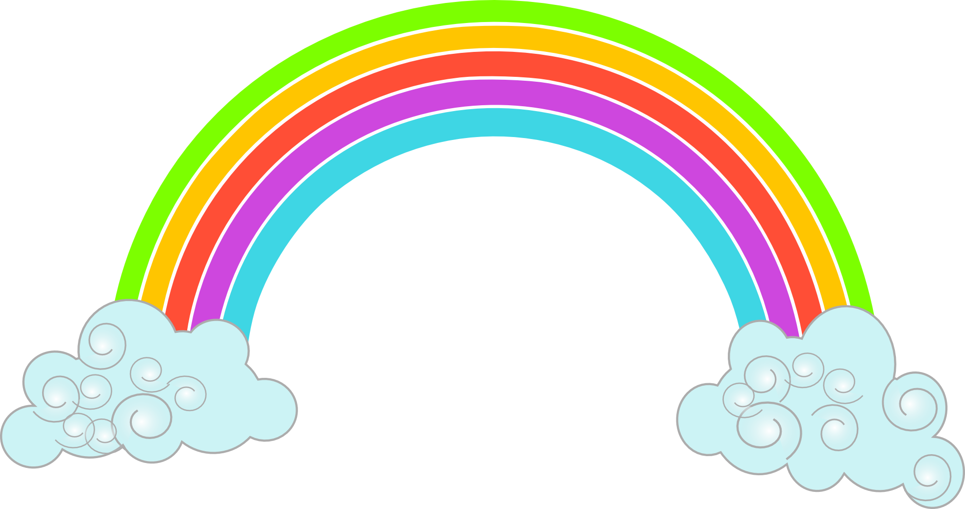 Cartoon Rainbow Pictures Clipart Best