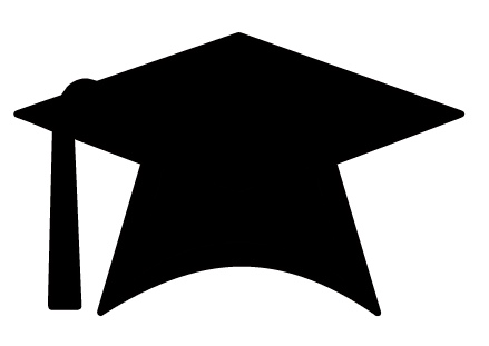 black-graduation-hat-383985 - Vergilis Clipart