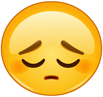 Sad Face Emoji - Facebook Symbols and Chat Emoticons