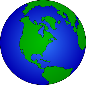 Free clipart of globes of the world