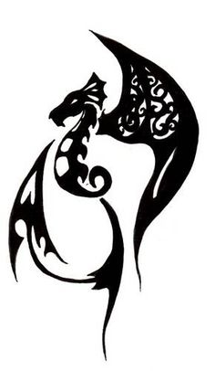 Dragon outlines | Dragon Tattoos, Dragon Tattoo Designs …