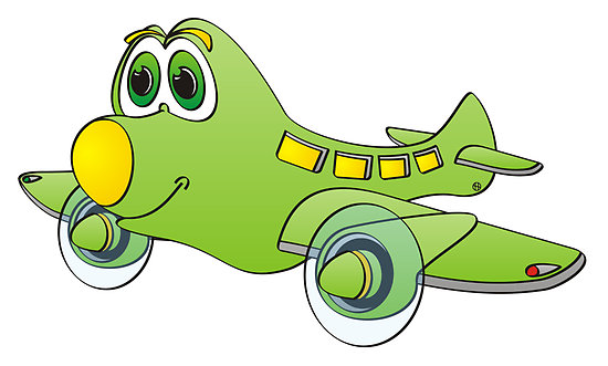 green airplane clipart - photo #31