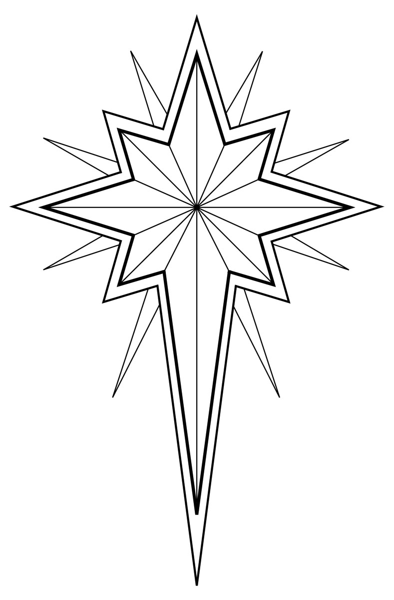 Christmas Star Template Pdf Pdf Template