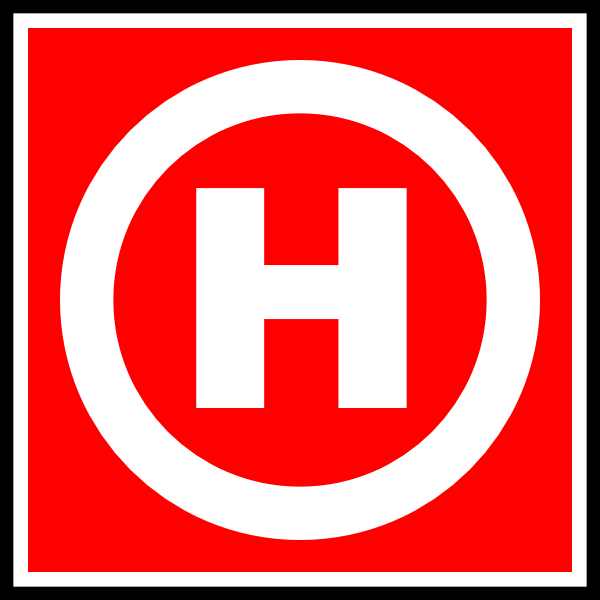 Fire Hydrant Sign Symbol clip art Free Vector