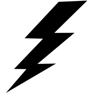 620 views Thunder Bolt Plain clip art - Polyvore