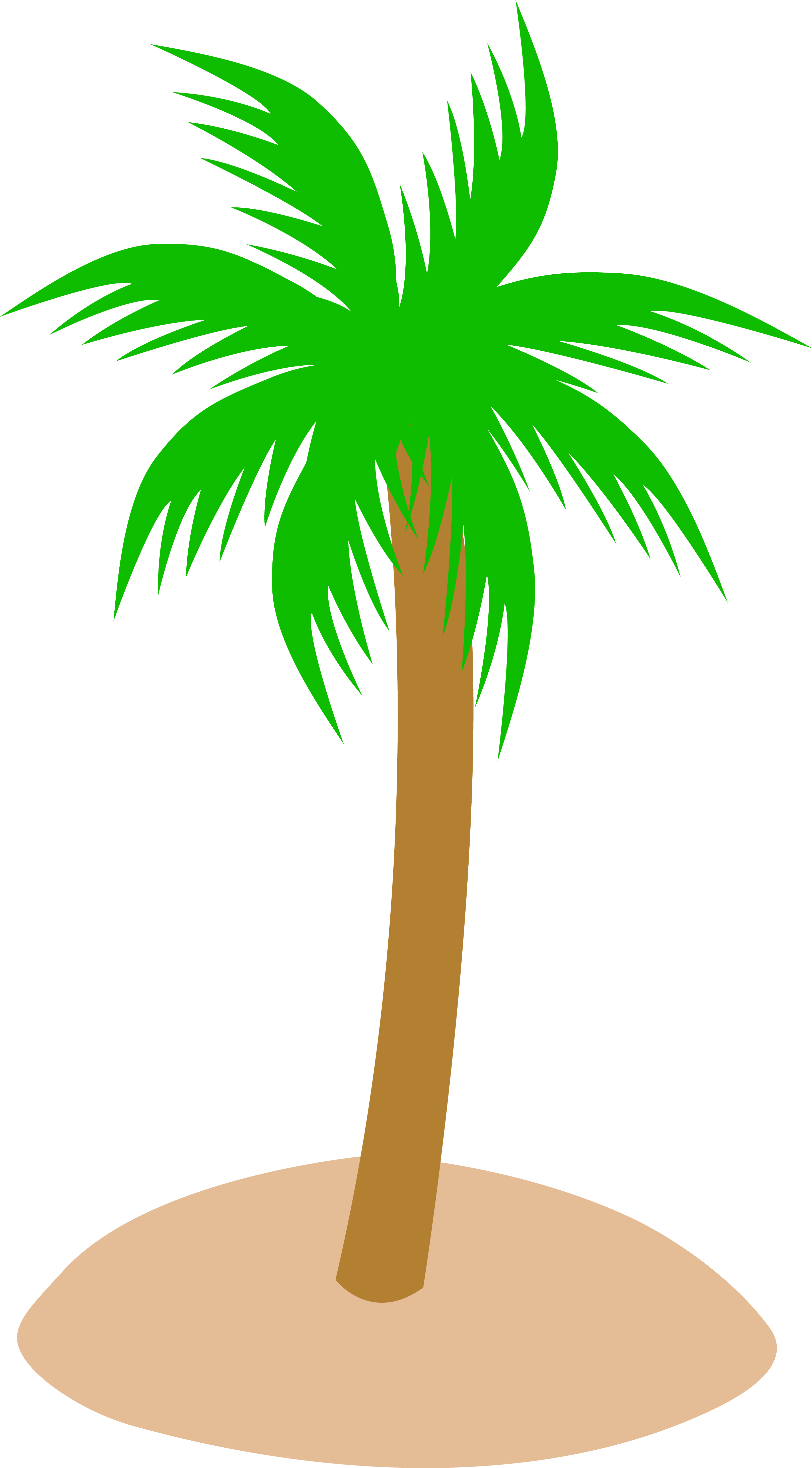 free clipart palm tree beach - photo #43