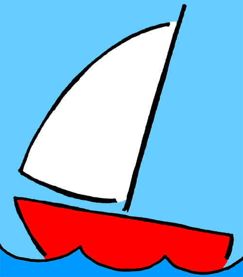 Sail On Sailboat Clipart