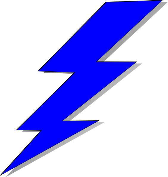 Cartoon Lightning Bolt