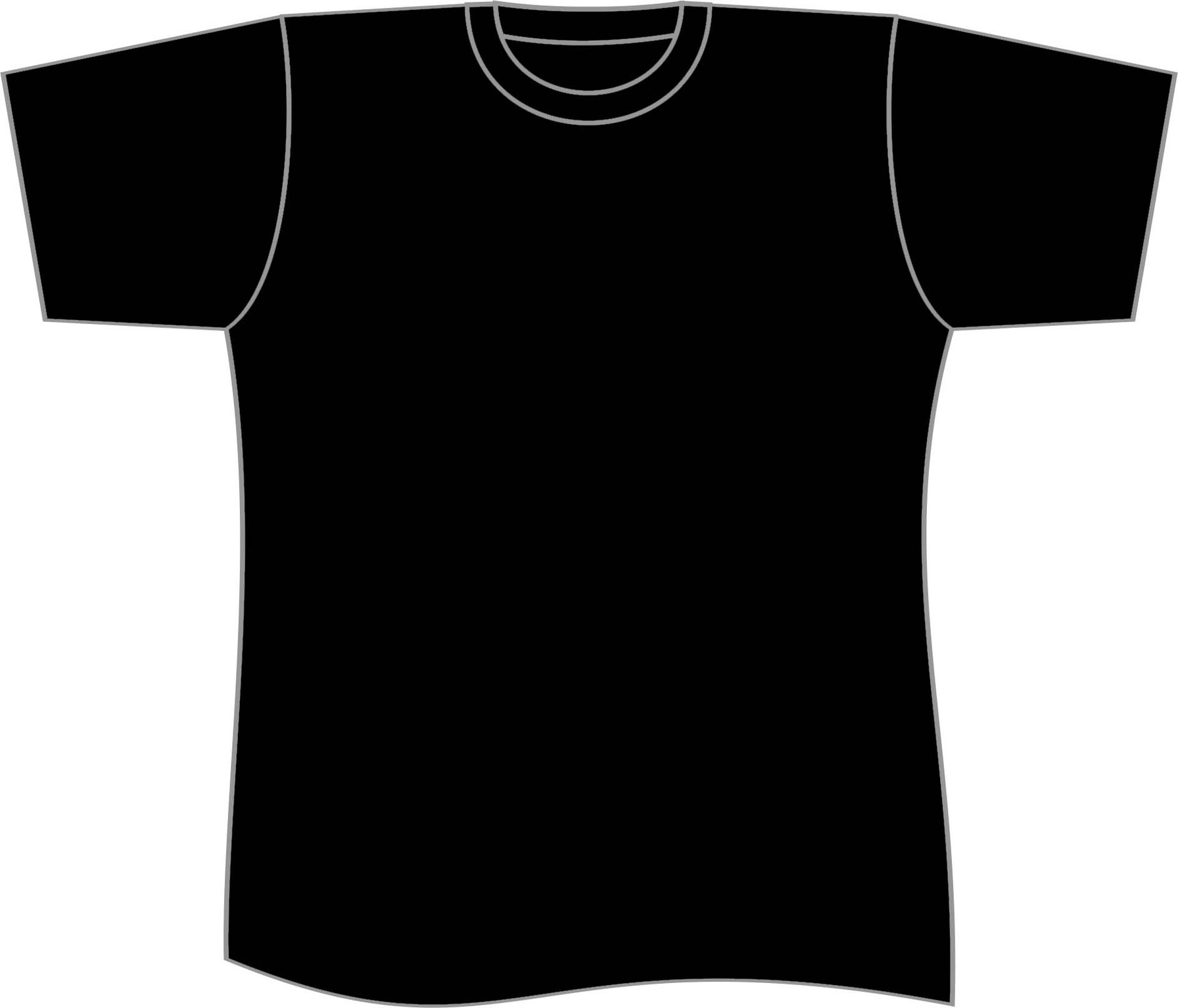 Plain White T Shirt Template Clipart - Free to use Clip Art Resource