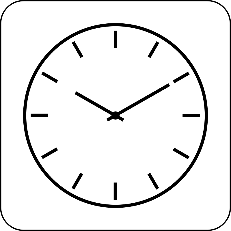 Simple Clock - ClipArt Best
