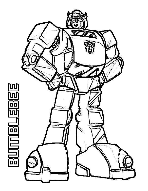 Bumblebee Transformer Coloring Pages Printable - ClipArt Best