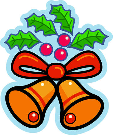 Cartoon christmas decorations clipart