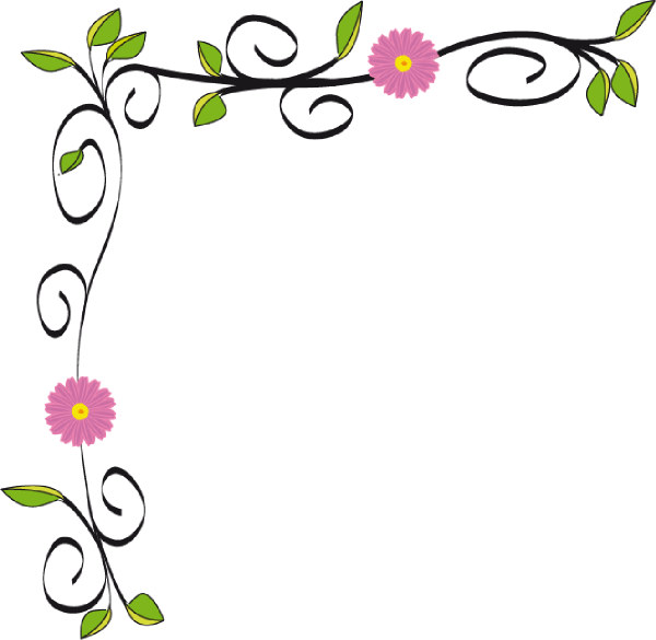 Simple Flower Border Designs For A4 Paper
