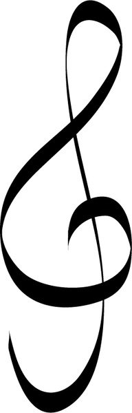 Treble clef music note Free vector in Adobe Illustrator ai ( .ai ...