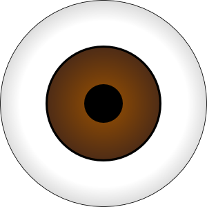Tonlima Olhos Castanhos Brown Eye Clip Art - vector ...