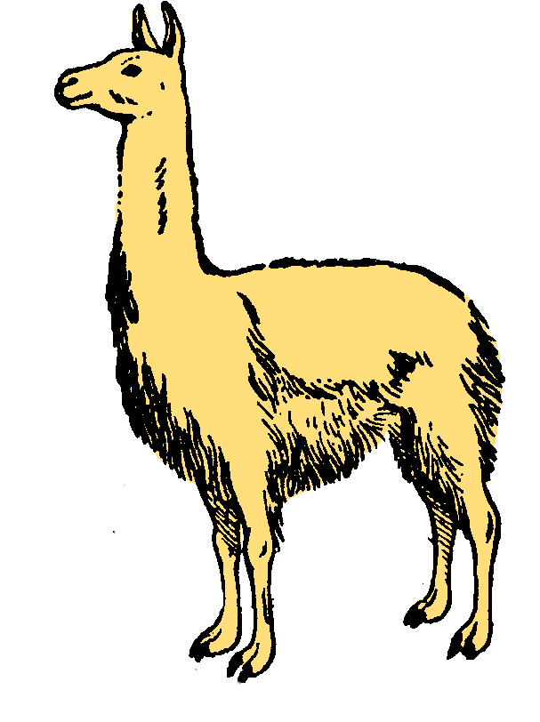 Llama Clip Art Cartoon - Free Clipart Images