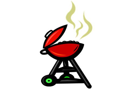 Bbq Grill With Fire Clipart - Free Clipart Images