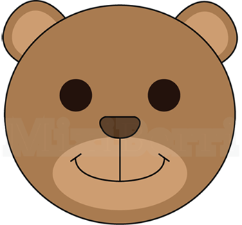Animals For > Teddy Bear Template