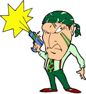 Laser Tag Animated Clipart