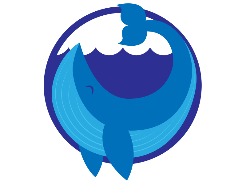 Whale Logo by Erik LÃ¥ngstrÃ¶m - Dribbble
