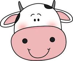 Cows head clipart