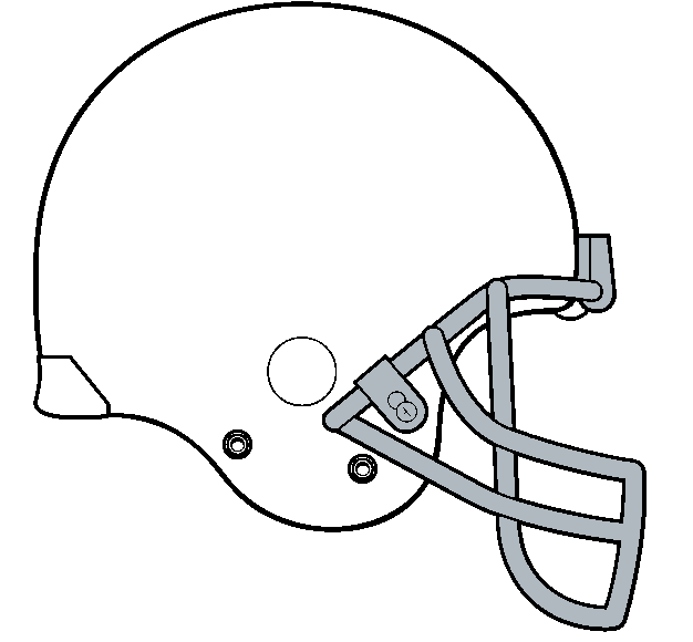 Best Photos of Football Helmet Template - Football Helmet Outline ...