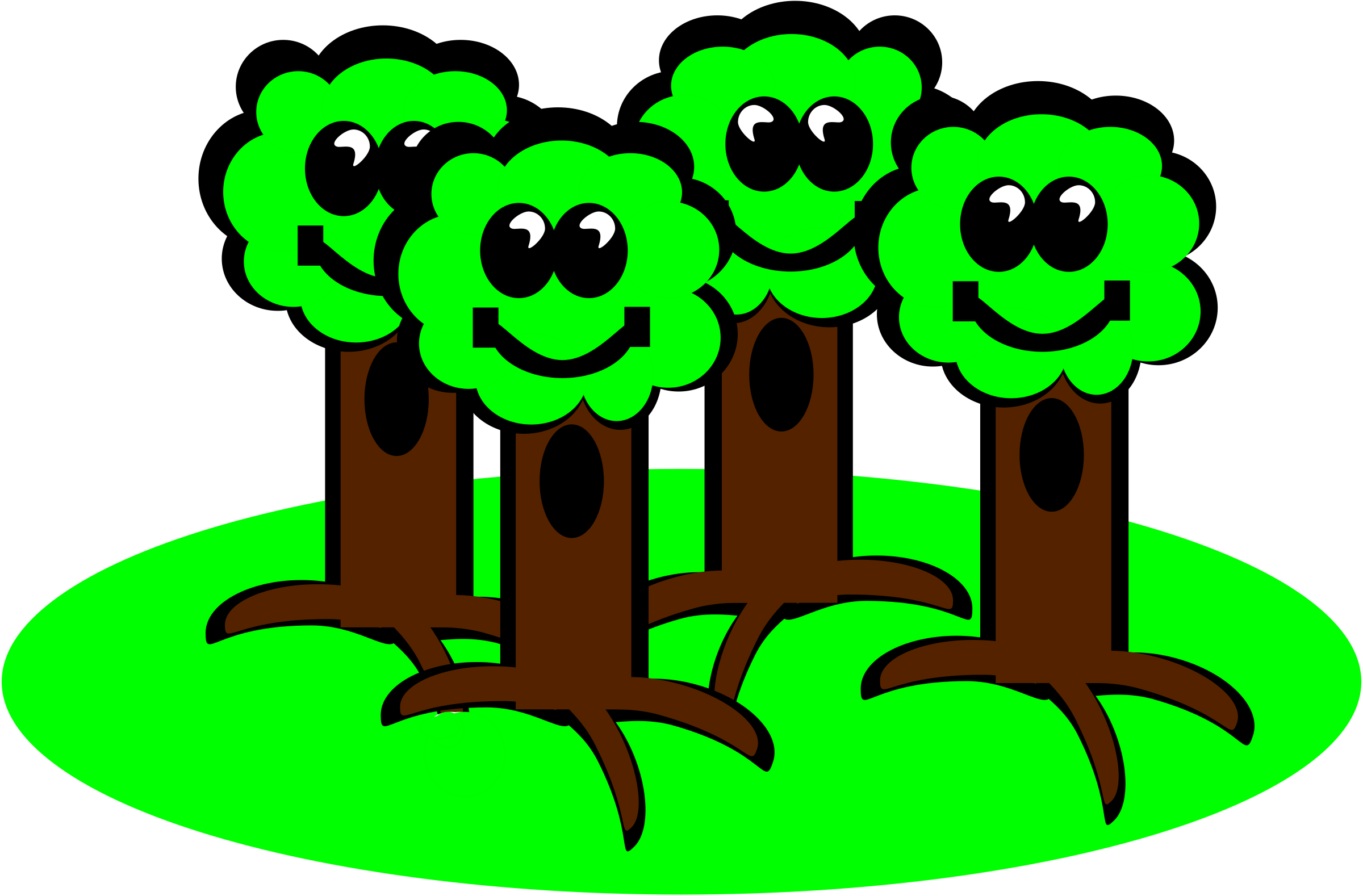 Tree clipart smile - ClipartFox