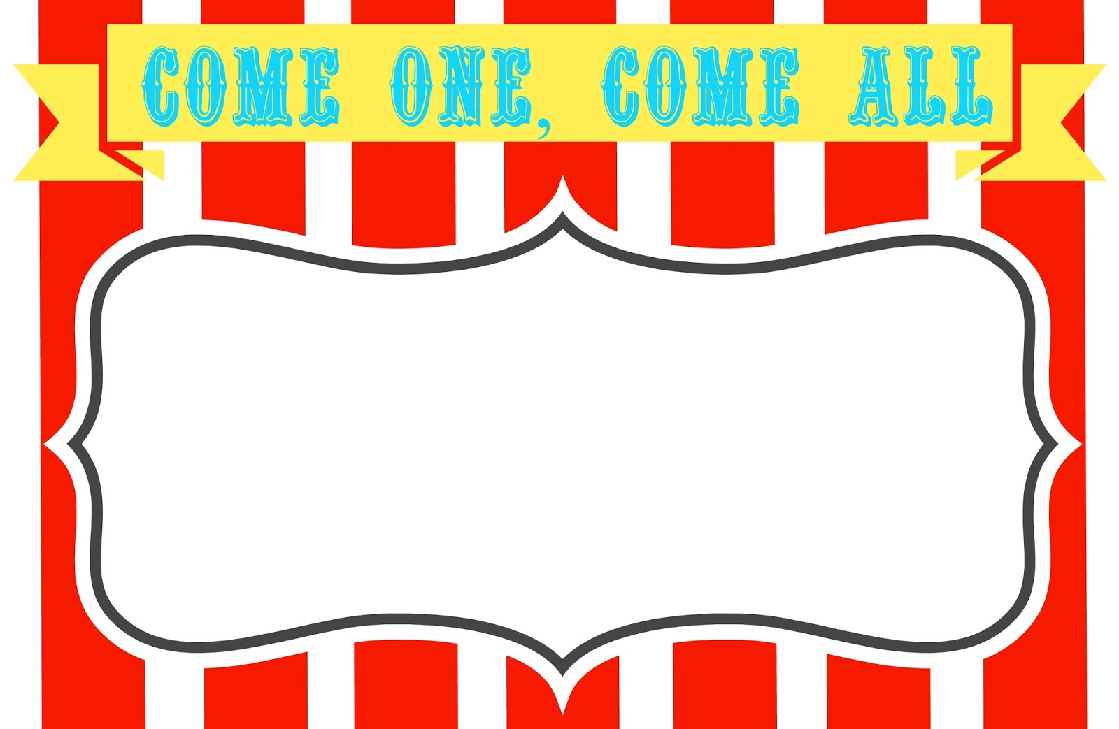 Carnival Signs Template - ClipArt Best