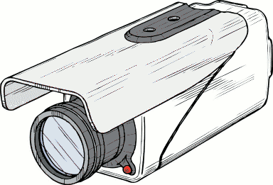 Video Surveillance Camera Clipart - Free Clipart ...