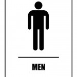 Men Restroom Signs - Free Printable - AllFreePrintable.com
