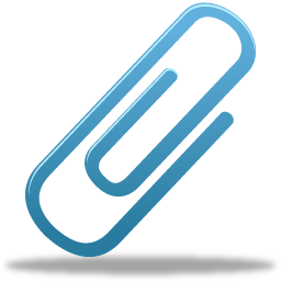 Free paper clip icon :: free paper binder icon :: free attachment ...