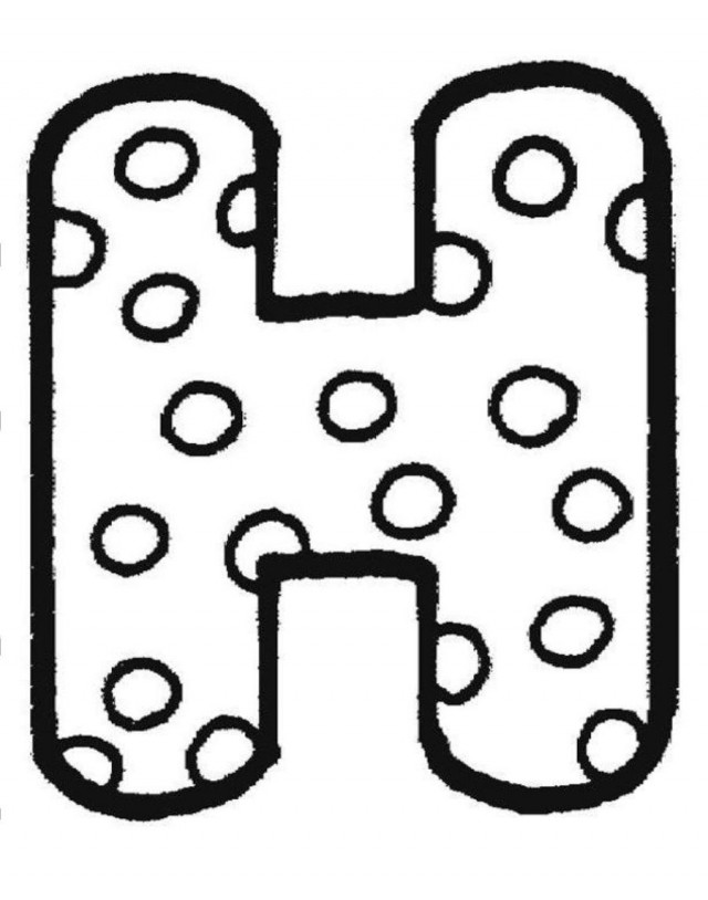 The Letter H In Bubble Letters 54939  DFILES  ClipArt Best  ClipArt Best