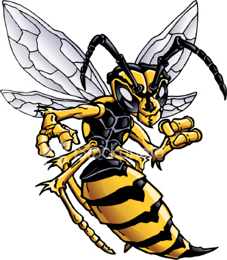 Angry Hornet Clipart