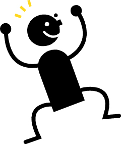 Excited man clipart - ClipartFox