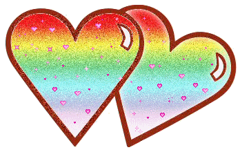 Rainbow Love Hearts Scrap | Smartambala.