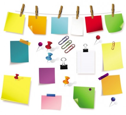 Sticky notes Free vector for free download (about 83 files).