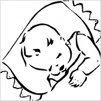 Sleeping baby face Free vector for free download (about 3 files).