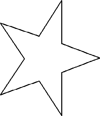 Star Stencil -- Free Star Stencil to Print and Cut Out