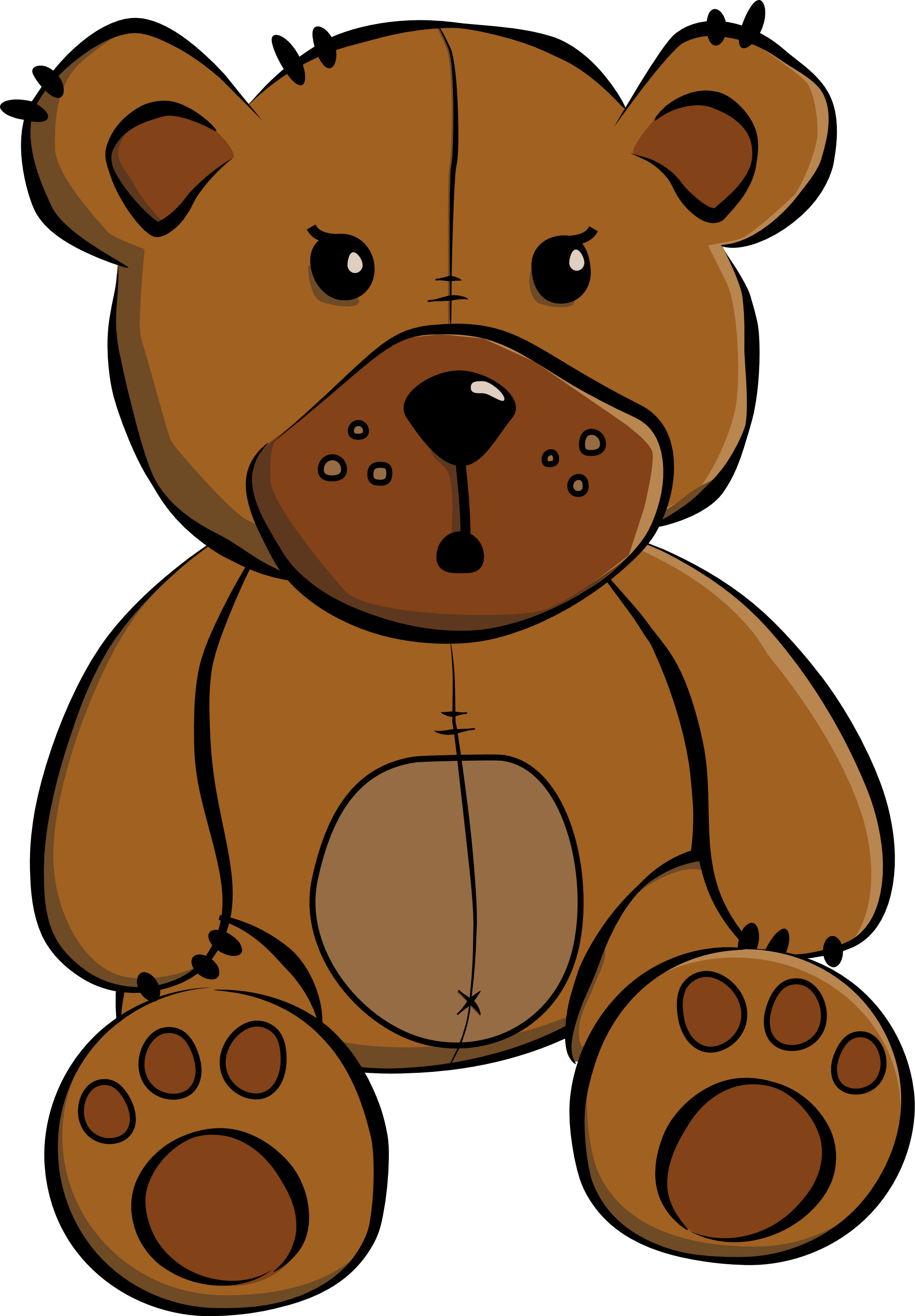 Cartoon Teddy Bear SVG
